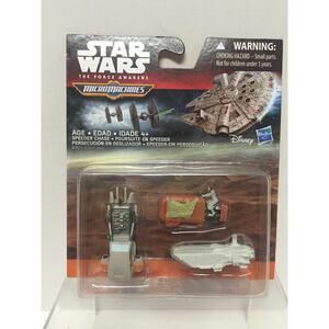 Star Wars Force Awakens Micro Machines Speeder Chase 3 Pack Figures